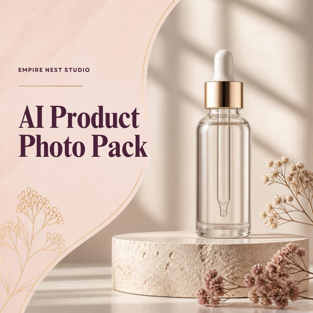 AI Product Photo Pack by Empire Nest Studio