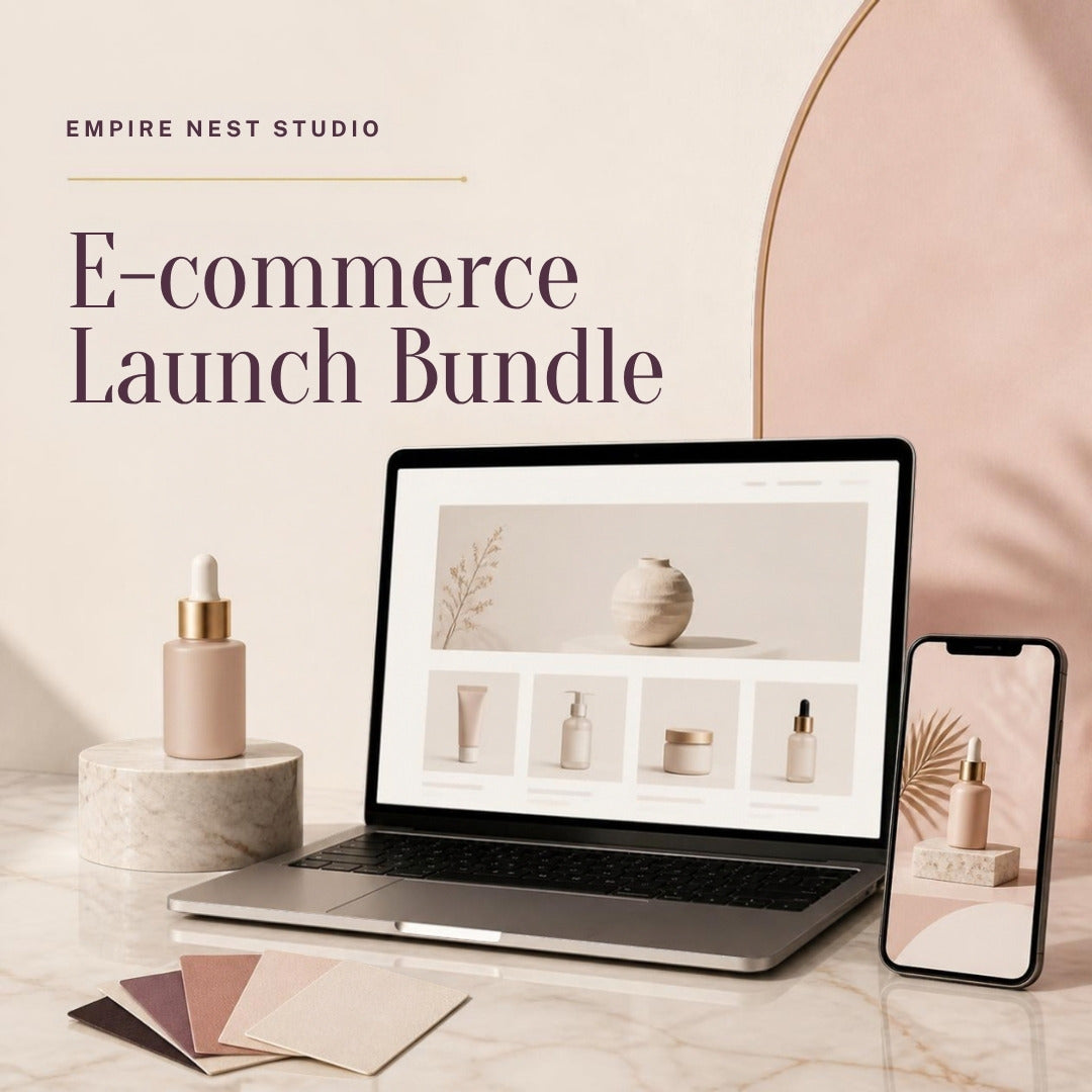 E-commerce Launch Bundle by Empire Nest Studio
