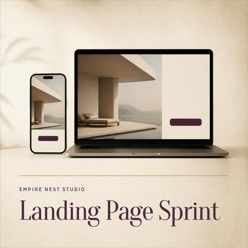 Landing Page Sprint by Empire Nest Studio