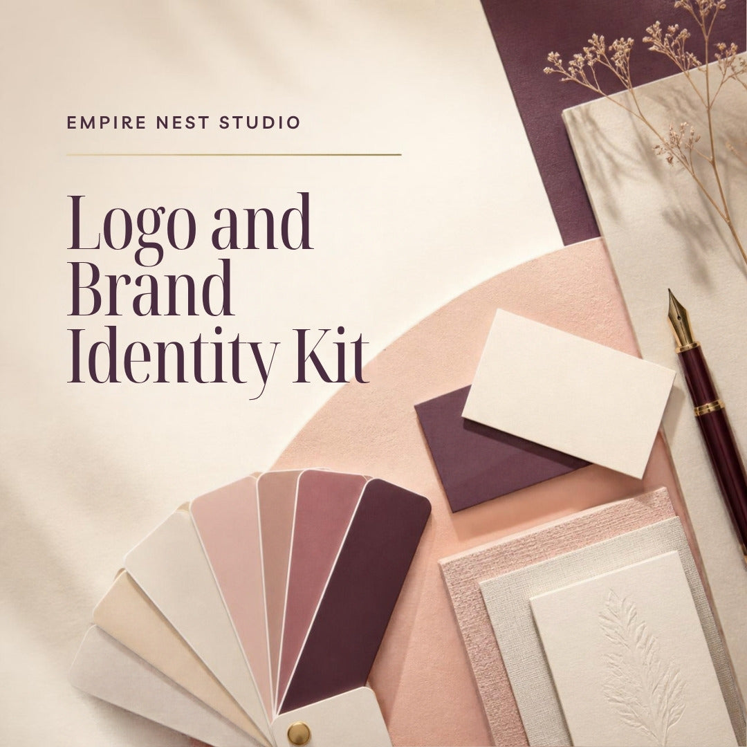 Logo and Brand Identity Kit by Empire Nest Studio
