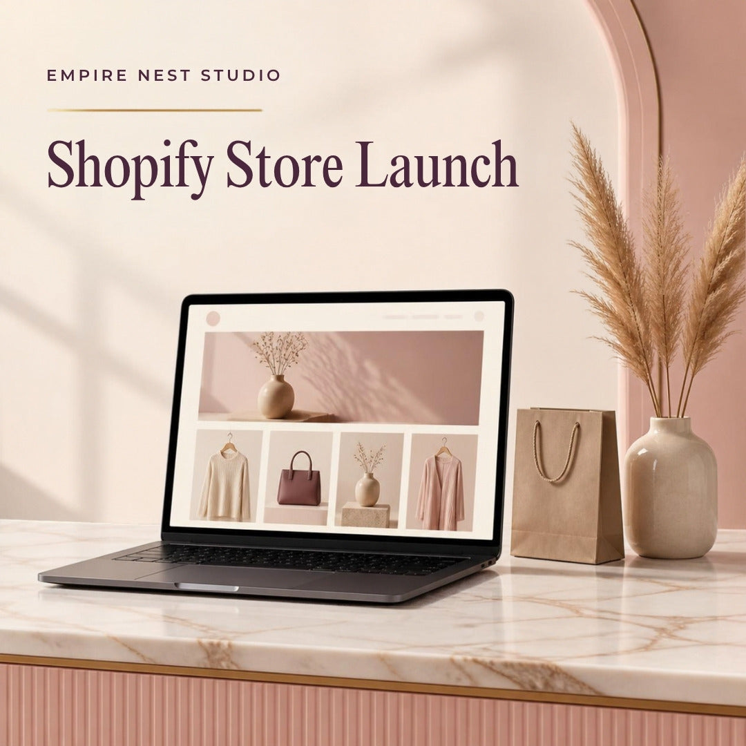 Shopify Store Launch by Empire Nest Studio