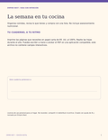 La semana en tu cocina — Menú y lista de compras — vista previa del PDF