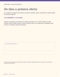 De idea a primera oferta — Cuaderno para emprender — vista previa