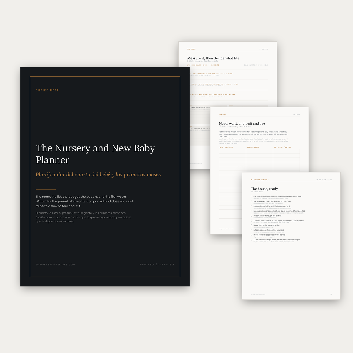 The Nursery and New Baby Planner cover