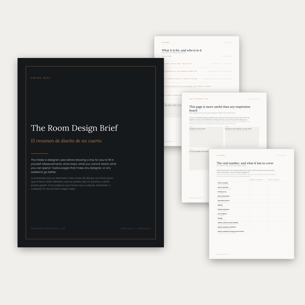 The Room Design Brief cover