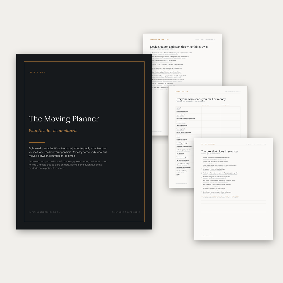 The Moving Planner cover
