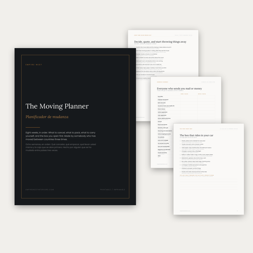 The Moving Planner cover